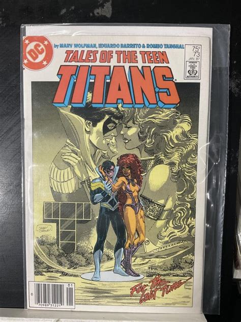Tales Of The Teen Titans 73 Newsstand Edition 1987 Comic Books