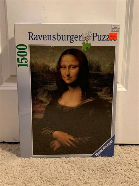 Leonardo Da Vinci Puzzle Mona Lisa Portrait Ravensburger