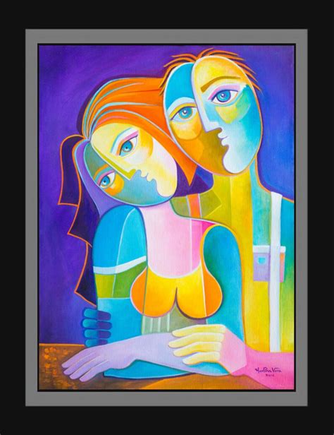 Cubism Original Oil Painting Cubist Expressionism Art Etsy