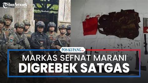 Markas KKB Sefnat Marani Di Bongkar Satgas Damai Cartenz Kepulauan