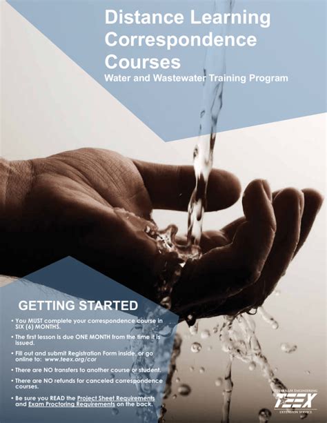Distance Learning Correspondence Courses