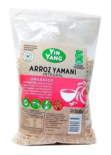 Arroz Yamani Integral Organico X 500g Sin Tacc Yin Yang