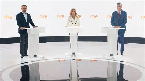 Sánchez Abascal Y Díaz Minutos De Oro Finales En El Debate A Tres De Rtve