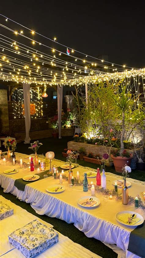 Birthday Decoration On Terrace Party Ideas Housing News