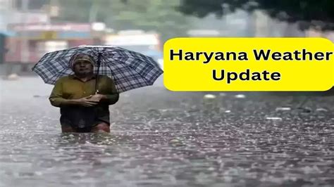 Haryana Weather News Moderate To Heavy Rain Will Occur In Different