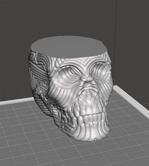 Archivo 3d Macetaflorero Scull・objeto Imprimible En 3d Para Descargar・cults