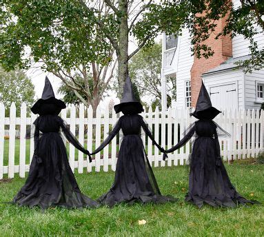 Lit Halloween Witches - Set of 3 | Pottery Barn