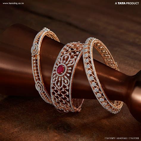 Diamond Bangles From Tanishq Latest Designs