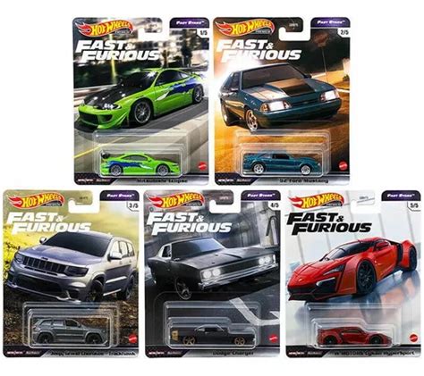 Hot Wheels Premium Velozes E Furiosos Set C Gbw