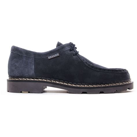 Christian Pellet Macha Velours Navy Derbys Bleu Marine Automne Hiver