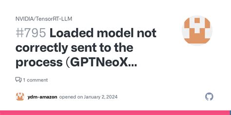 Loaded Model Not Correctly Sent To The Process Gptneox Build Py