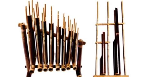 Angklung Sarinande Bambu Hitam Angklung Angklung Indonesia Tukang