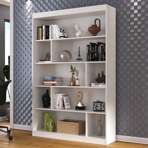 Conjunto 2 Estantes Para Livros Home Office 240cm Espresso Móveis