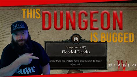 How To Complete The Bugged Flooded Depths Dungeon Diablo Youtube