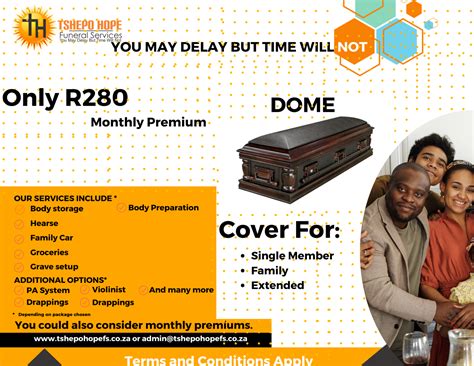 Tshepo Hope Funeral Services You May Delay But Time Will Not