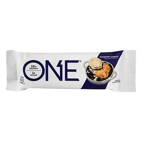 One Blueberry Cobbler Flavored Protein Bar 2 12 Oz Bars Edwards Food Giant