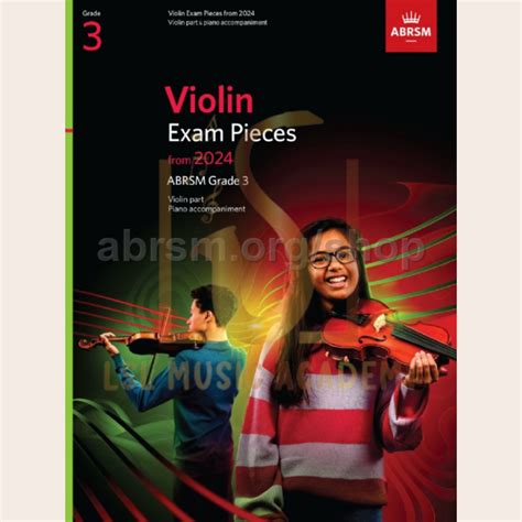 Violin Exam Pieces From 2024 ABRSM Grade 3 Violin Part Piano