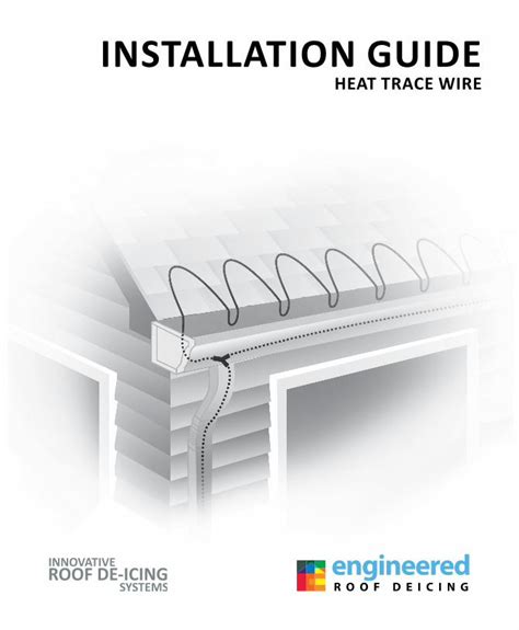 PDF INSTALLATION GUIDE Installation Of Heat Cables Building