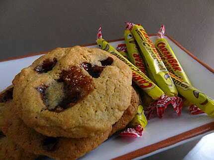 Recette de Cookies aux éclats de carambars