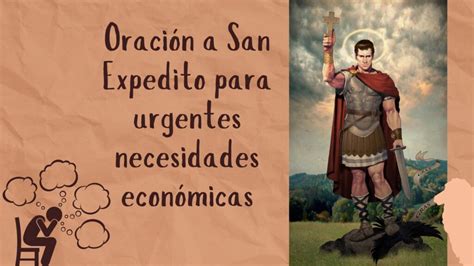 Oración a San Expedito para urgentes necesidades económicas Revista