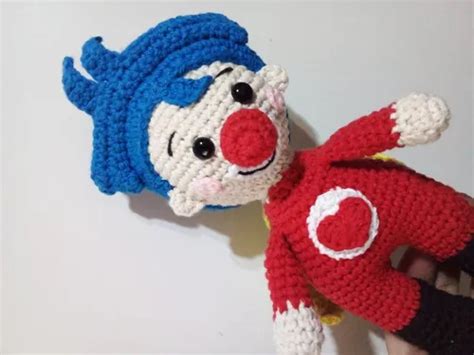 Mu Eco Payaso Plim Plim Amigurumi A Crochet Meses Sin Intereses