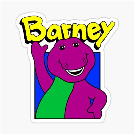 Barney And Friends Sticker For Sale By Fashion Ciiity Redbubble