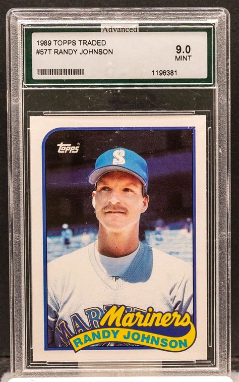 Randy Johnson Topps Traded T Rc Rookie Advanced Hof Hall