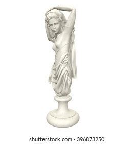 Antique Sculpture Woman Naked Woman On Stock Illustration 396873250 Shutterstock