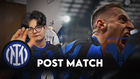 Incazzato Per I Cambi Ma Non Per Il Gioco Post Match Inter Hellas