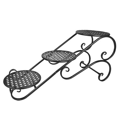 Home Garden Wrought Iron Plant Pot Holder Layer Cm Shop Today