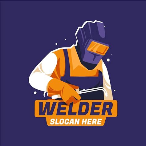 Premium Vector Detailed Welder Logo Template