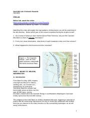 Volcatinc Hazards Docx Geol 160 Lab 2 Volcanic Hazards Fall 2020