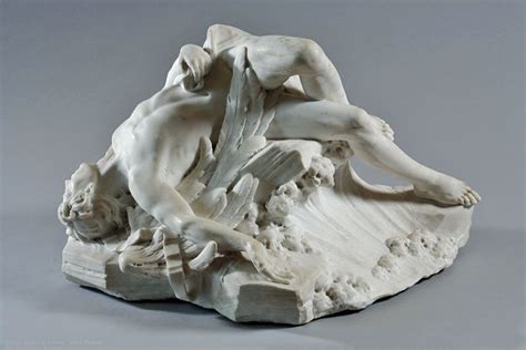 The Dead Icarus. 1743.Paul Ambroise Slodtz. French 1702-1758. marble ...