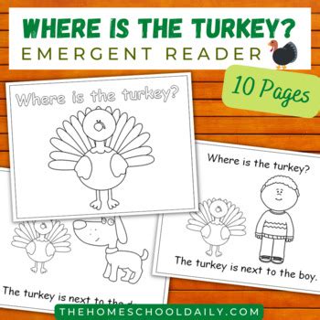 Thanksgiving Emergent Readers By Marie Nimmons TPT