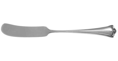 Roanoke Sterling No Monograms Large Flat Handle Butter