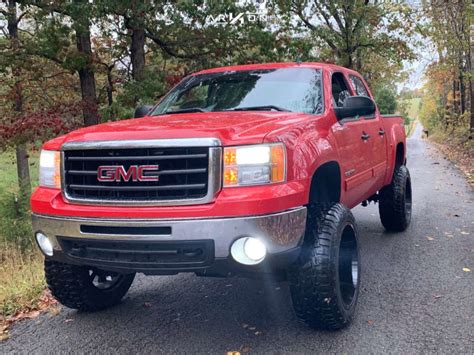 2010 Gmc Sierra 1500 Wheel Offset Aggressive 1 Outside Fender