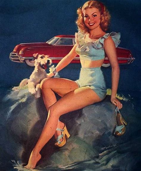 Bill Medcalf Pin Up Art Pin Up Pin Up Girls