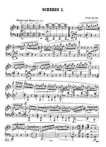 Chopin Scherzo 2 Tempo Sapjehalf