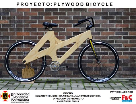 Plywood Bicycle Designed And Constructed By Students Of Universidad