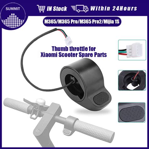 Finger Thumb Throttle Accelerator For Electric Scooter Sensor Grip For