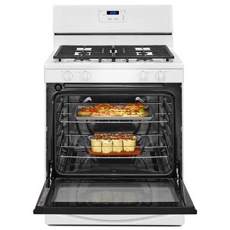 Whirlpool Wfg M Bw Whirlpool Cu Ft Freestanding Burner