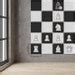 Large Vertical Magnetic Chessboard With Moveable Chess Pieces Based On