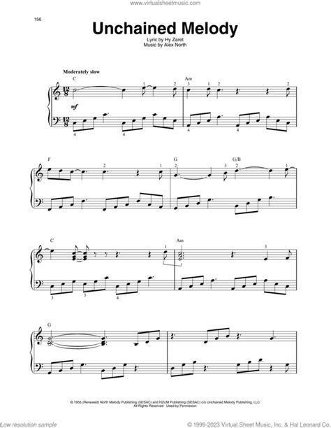 Unchained Melody Sheet Music For Harp Solo PDF