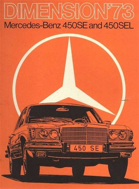 The Mercedes Benz 450se And 450sel Owners Manual