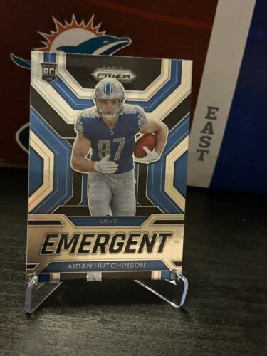 Panini Prizm Emergent Silver Prizm E Aidan Hutchinson Rc