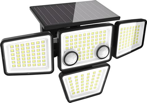 Lampe Solaire Ext Rieur Avec D Tecteur De Mouvement Projecteur Led