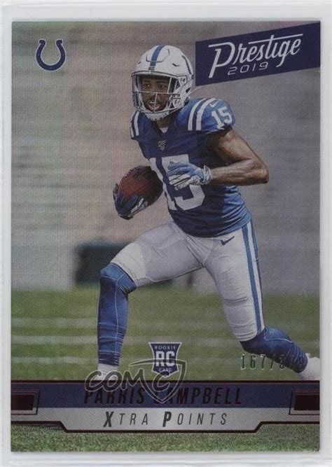 2019 Panini Prestige Rookie Xtra Points Red 256 Parris Campbell 399