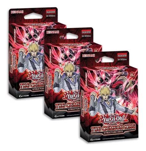 Yu Gi Oh Structure Deck The Crimson King Piezas Meses Sin Inter S