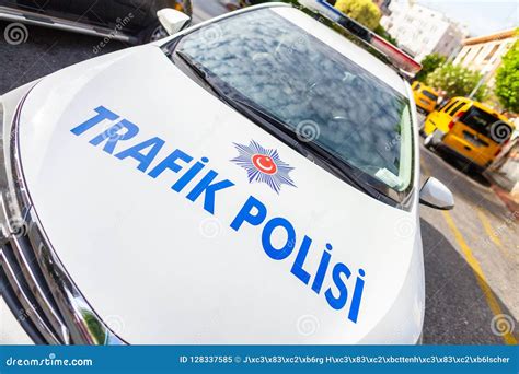 Police Car from the Turkish Police Trafik Polisi Stock Image - Image of ...