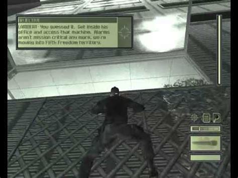 Splinter Cell Walkthrough Mission Defence Ministry Youtube